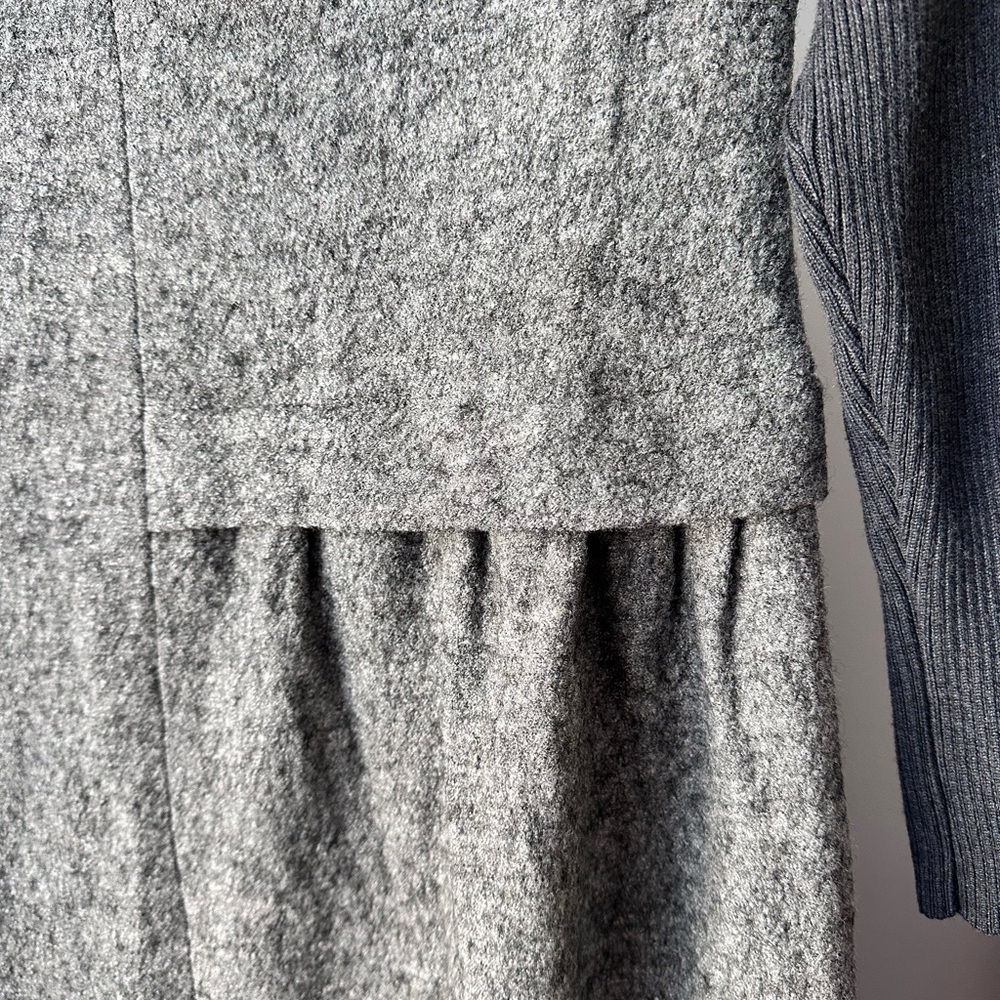 STYLEWE MISSLOOK FANNY WIZ Turtleneck Shift Wool Casual Sweater Dress 6 gray NEW - Picture 7 of 9